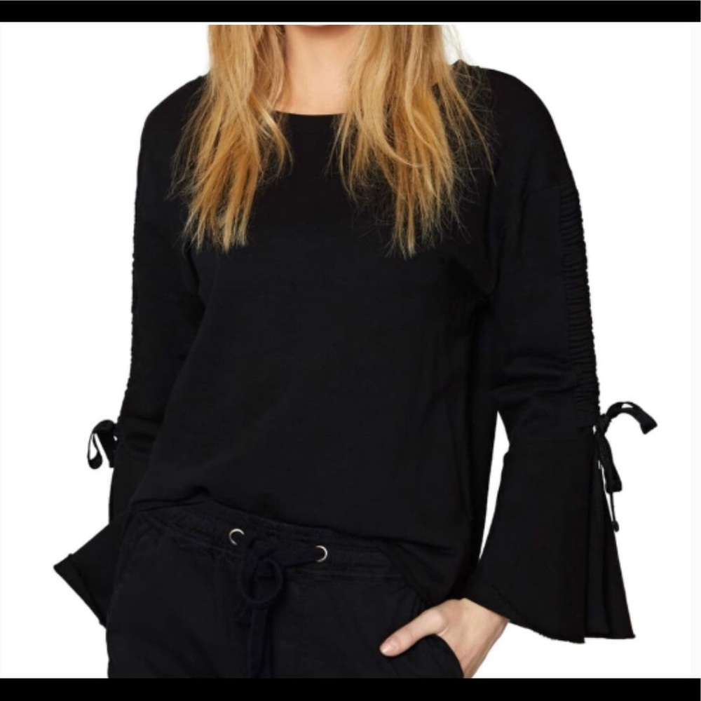 Sanctuary upper west side bell sleeve sweatshirt